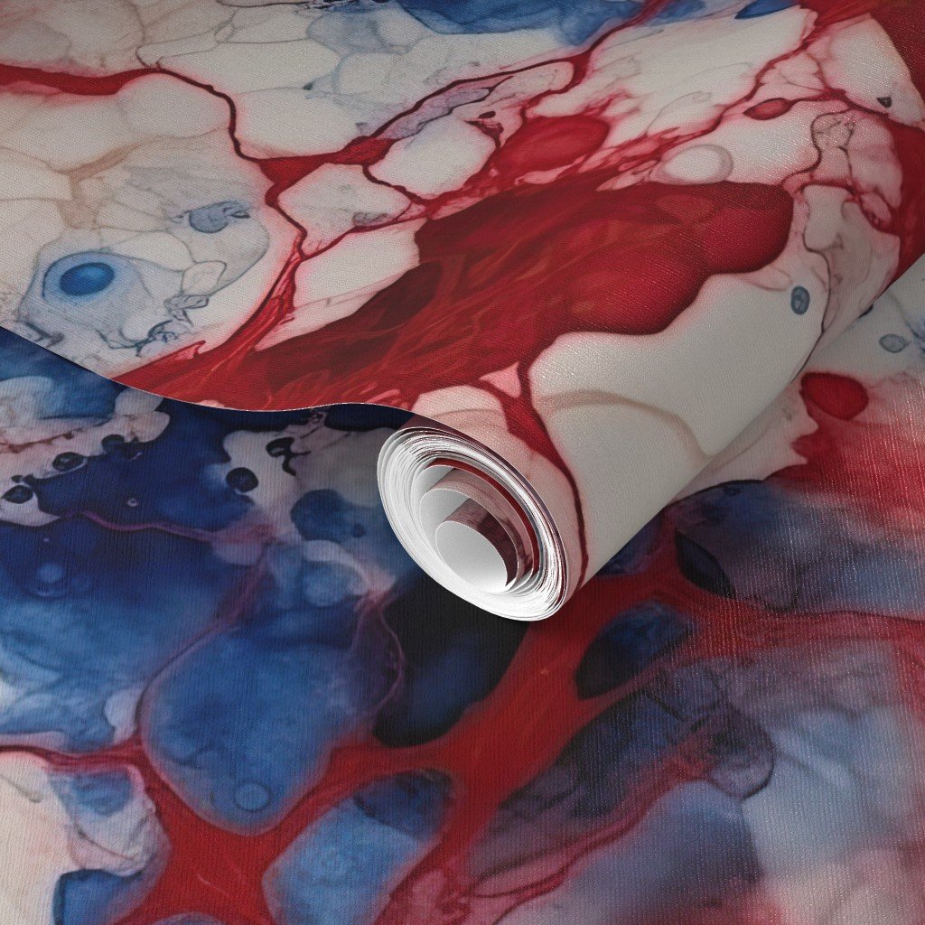 Red White and Blue Alcohol Ink UK Patriotic Flag Colors Alcohol Ink Wallpaper red white blue wallpaper