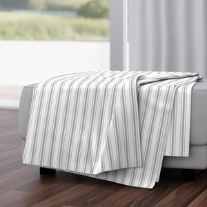 Small Fawn on White French Provincial Mattress Ticking Design Collection Home Decor Collection fawn on white throw blanket design