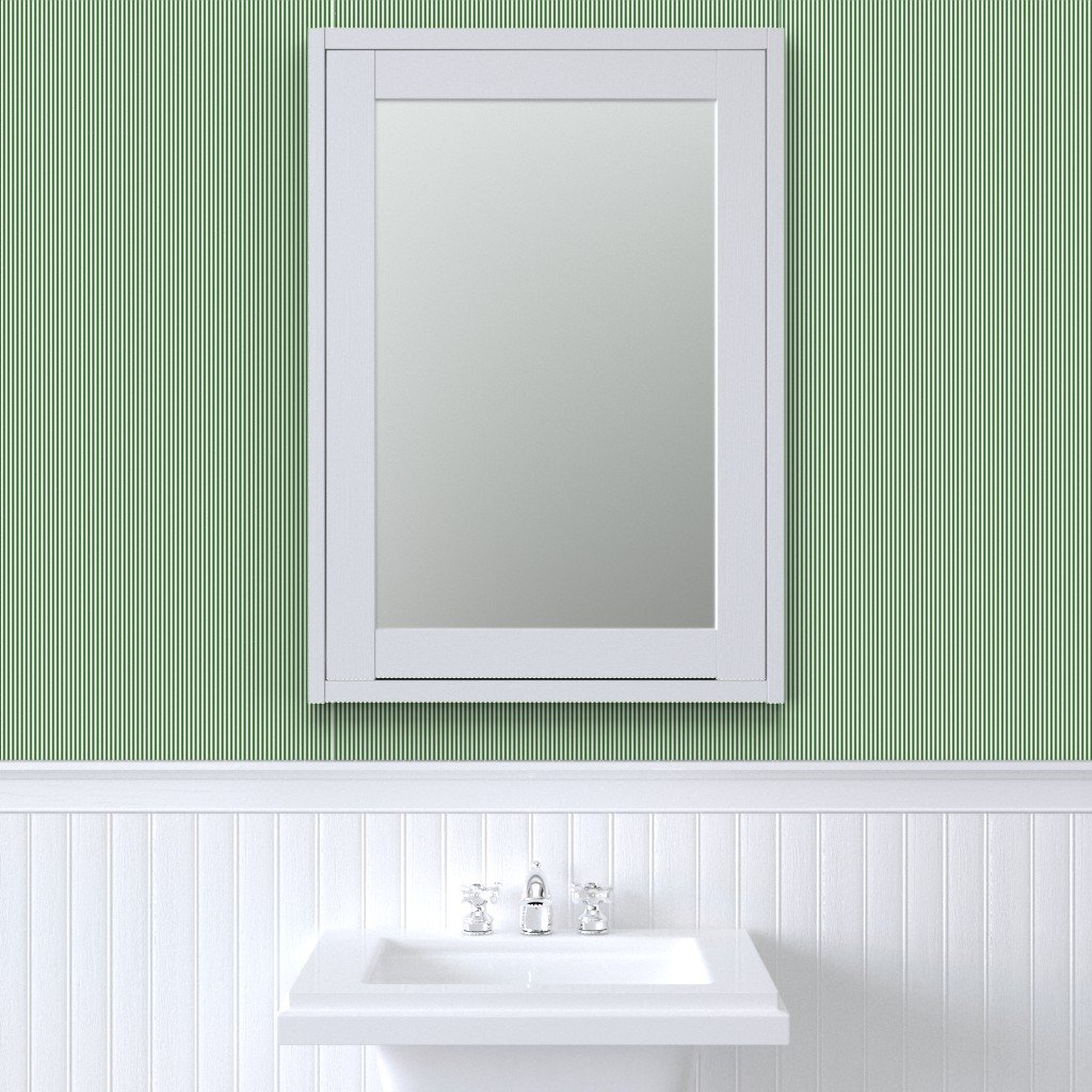 18th Hole Green and White Pinstripe Dad Edit Wallpaper rich green wallpaper