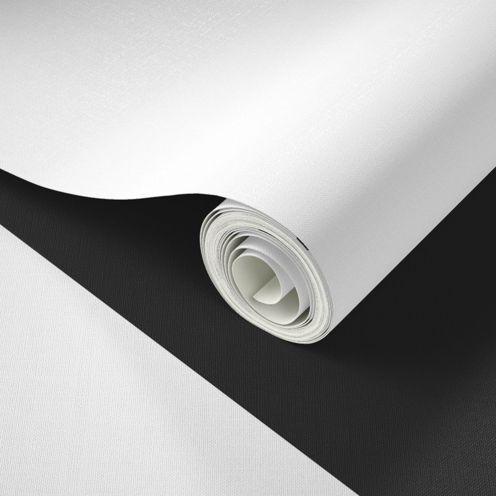 Bold Charcoal and White Oversized Geometric Diamond Wallpaper Wallpaper architectural wallpaper