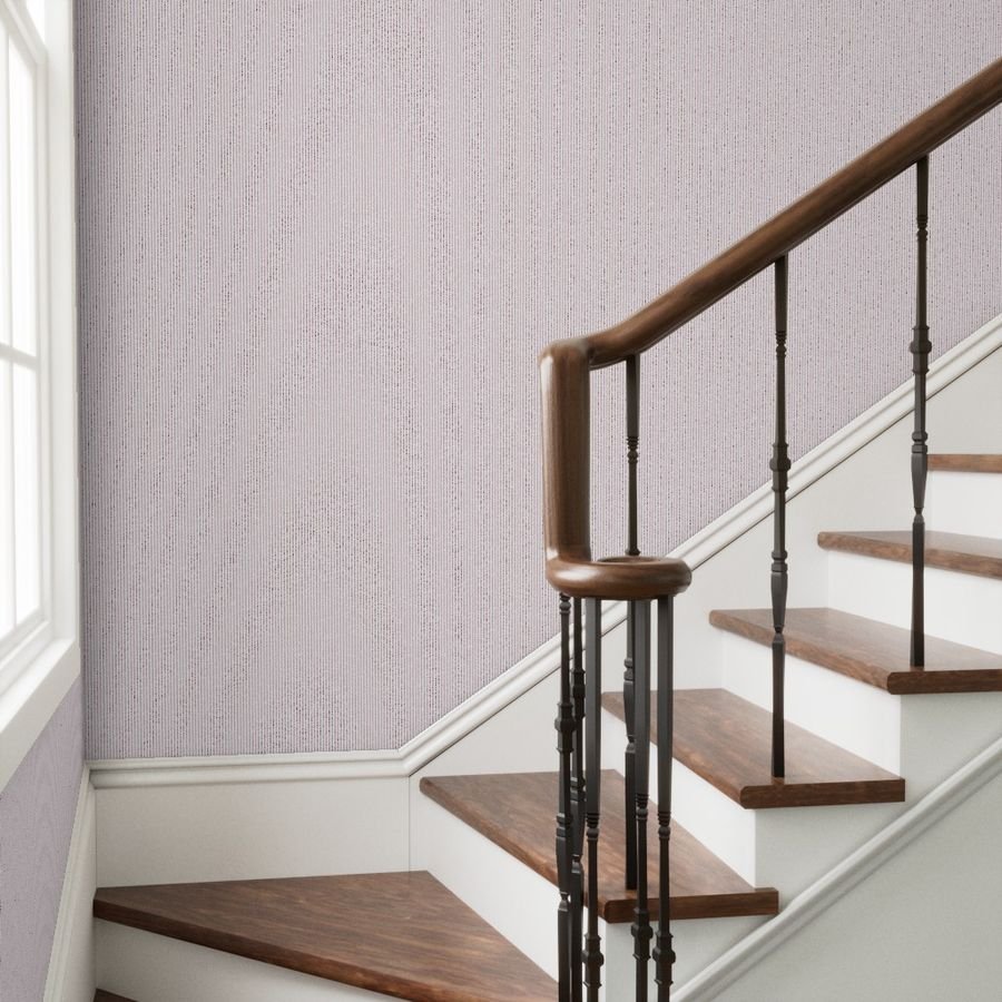 Classic Burgundy Pinstripe on White Office Stripe Pattern Wallpaper banker stripe wallpaper