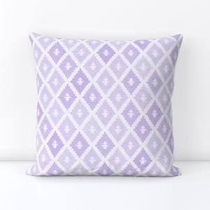 Small Sun Faded Mediterranean Diamond Pattern in Soft Orchid Lavender Decor Collection Interior Collection faded violet throw pillow design