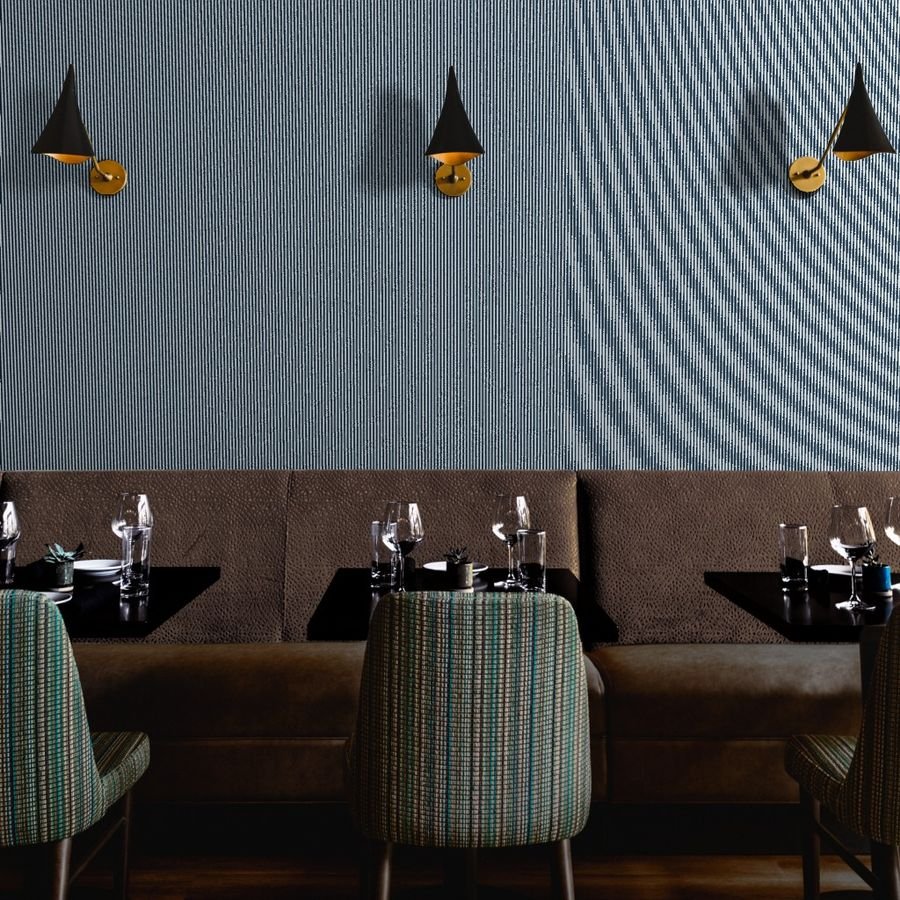 Navy and White Sailor Stripes Wallpaper thin navy stripe wallpaper