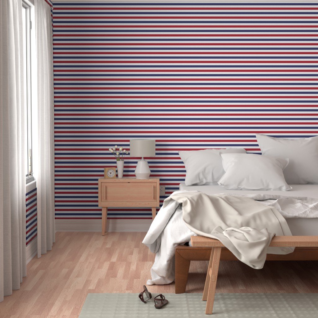 USA American Flag Red White and Blue Alternating Stripes Wallpaper independence day wallpaper