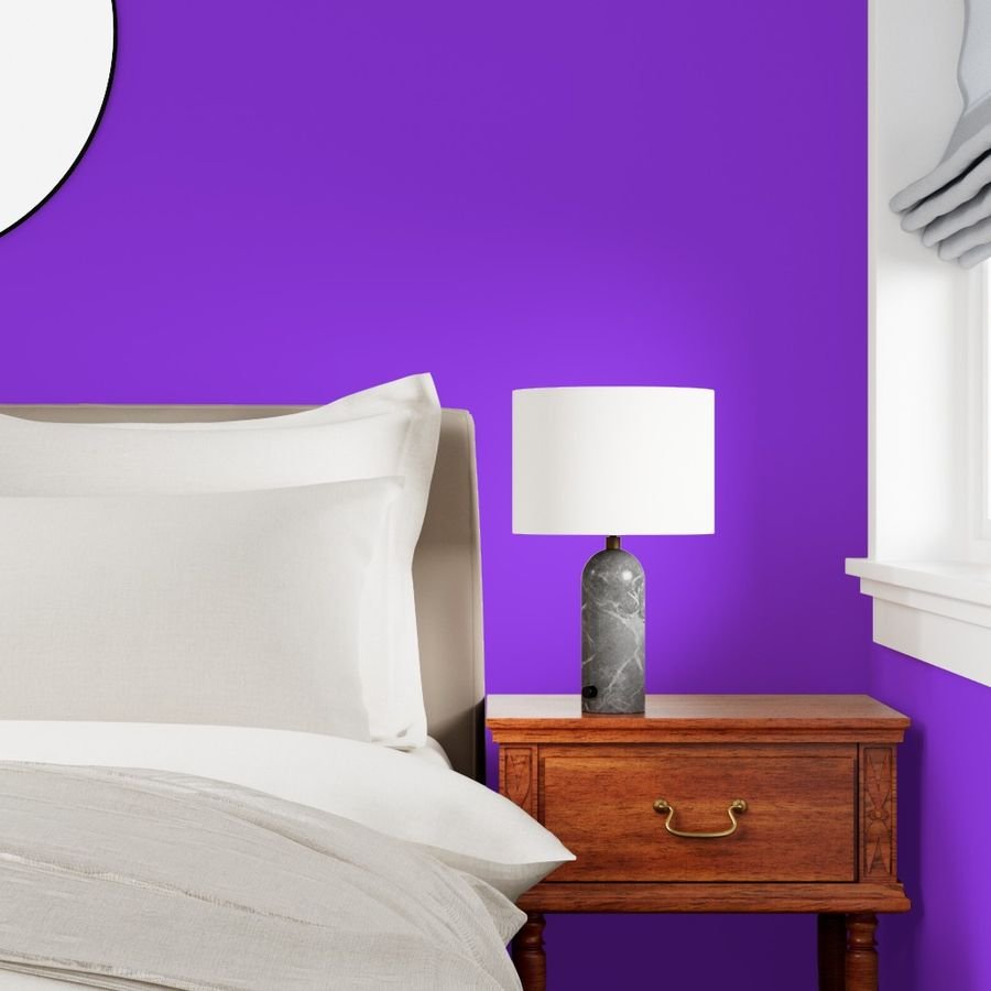 Bright Fluorescent Day glo Purple Neon Wallpaper solid neon wallpaper