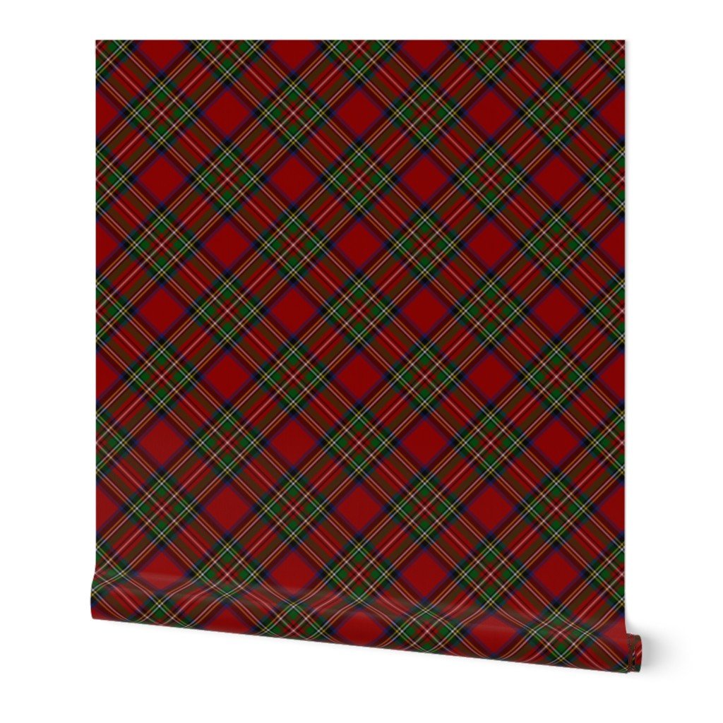 Royal Stewart Tartan Stuart Clan Plaid Tartan Wallpaper stuart tartan queen wallpaper