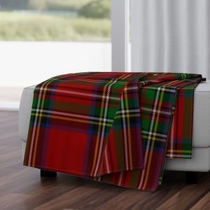 Royal Stewart Tartan Clan Plaid Interior Collection Design Collection royal stewart throw blanket design