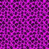 Smaller Jumbo Spots Animal Repeat Pattern Print in Hot Pink and Black