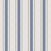 Medium Cornflower Blue Antique Vintage Mattress Ticking Stripe on Cream Home Decor Collection Home Styling Collection Stressed Blue Denim Mattress Ticking colorway design