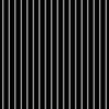 Classic One Inch White Pinstripe on Black