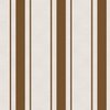 Coffee Brown Antique Vintage Mattress Ticking Stripe on Cream