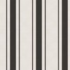 Ash Grey Antique Vintage Mattress Ticking Stripe on Cream