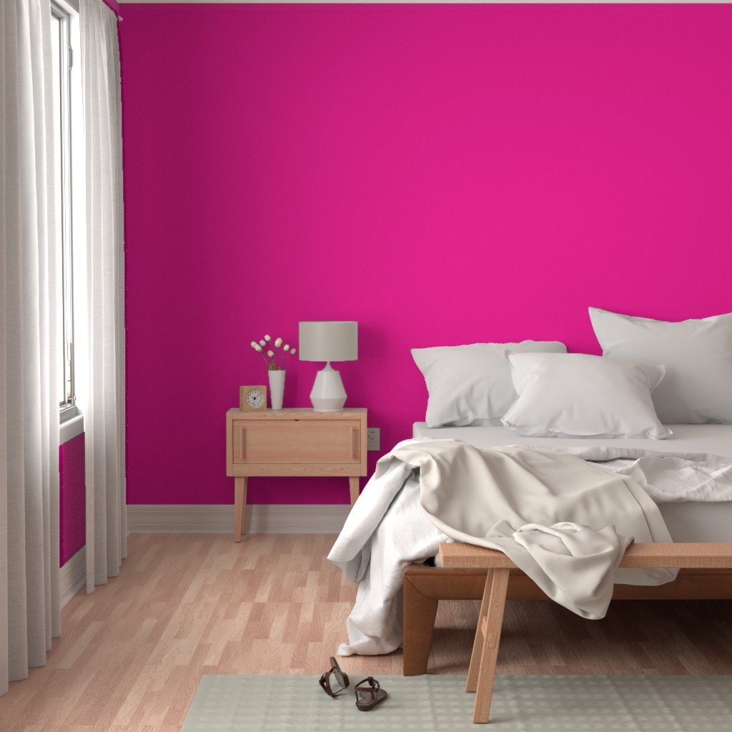 Neon Hot Pink Coordinate Solid for Neo Deco Prints Wallpaper solid hot pink neon wallpaper