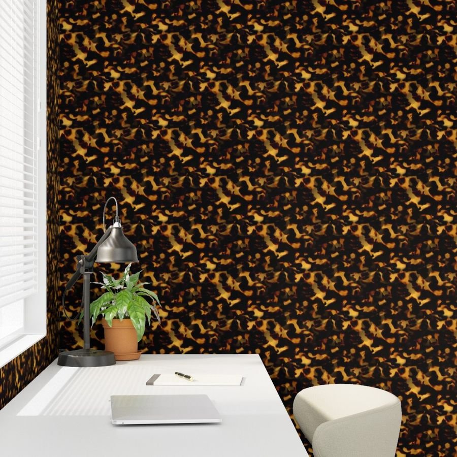 Original Gold and Brown Tortoiseshell Seamless Repeat Pattern Design Collection Design Collection gold and brown wallpaper