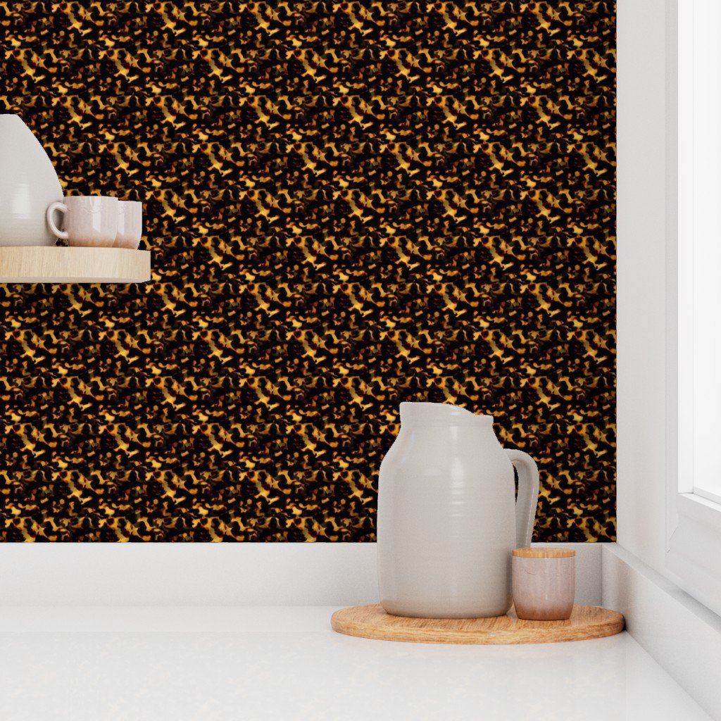 Micro Gold and and Brown Tortoisehell Seamless Repeat Pattern Wallpaper turtle pattern wallpaper