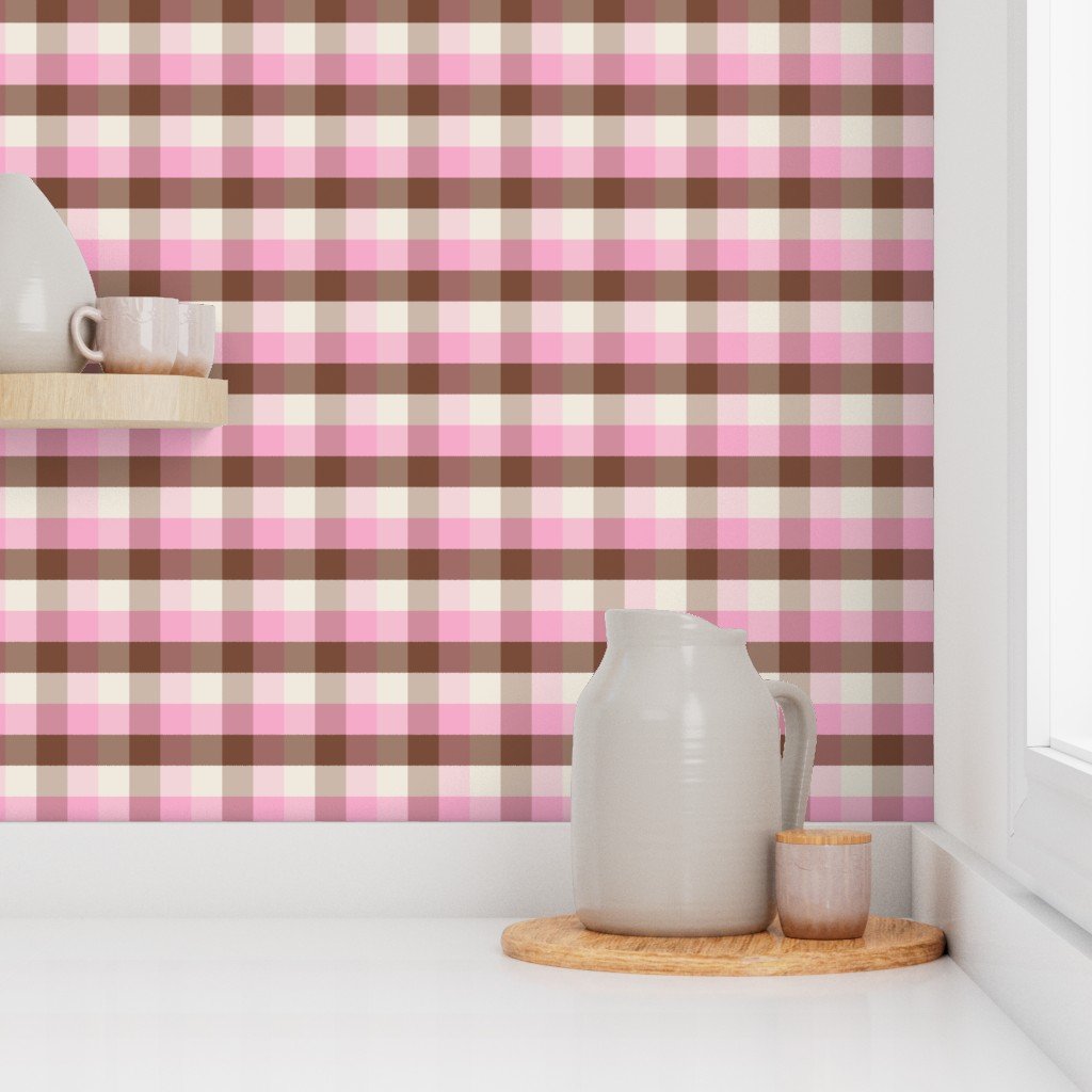 Vanilla Chocolate Strawberry Ice Cream Check 1 inch Wallpaper vanilla ice cream wallpaper