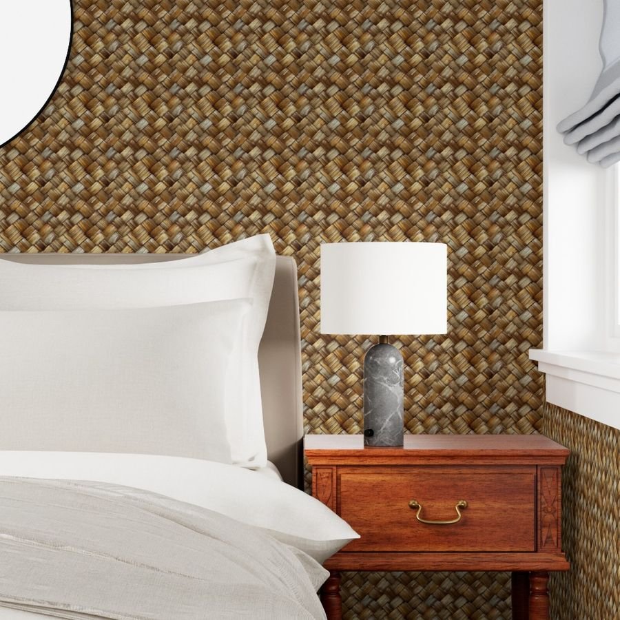 Scottadam Natural Woven Texture In Ceramic Finish Background In Wallp Wallpaper timeless elegance wallpaper
