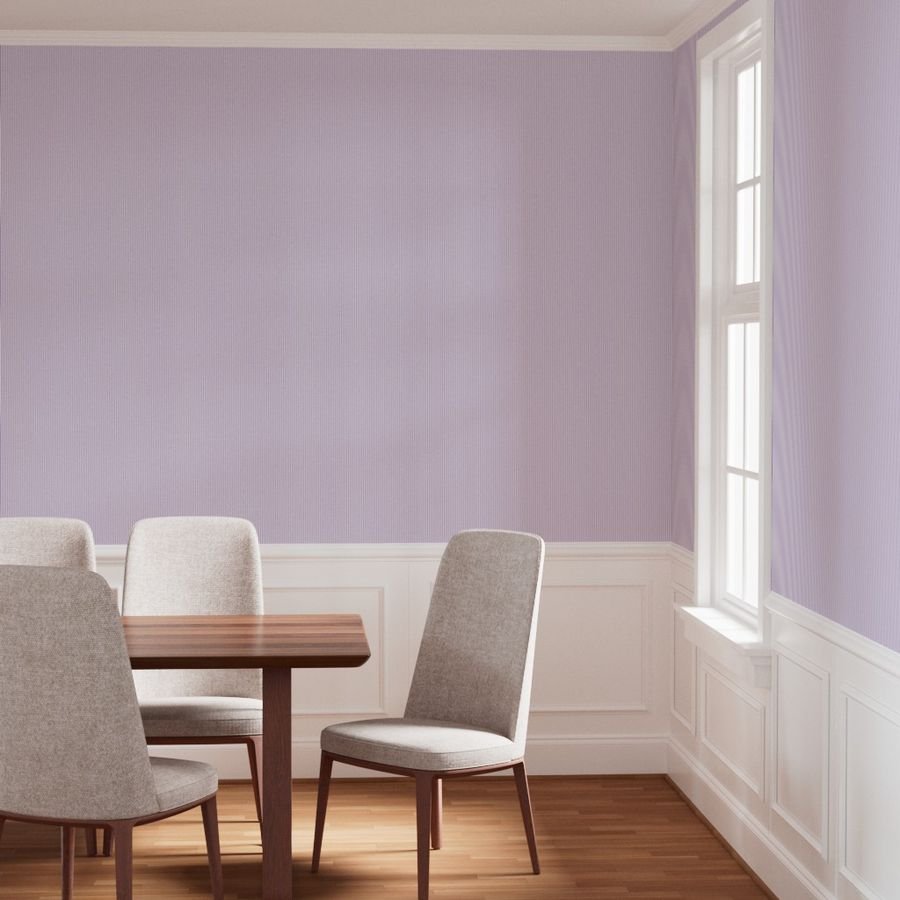 Wisteria Pinstripe in an English Country Garden Wallpaper baby shower wallpaper