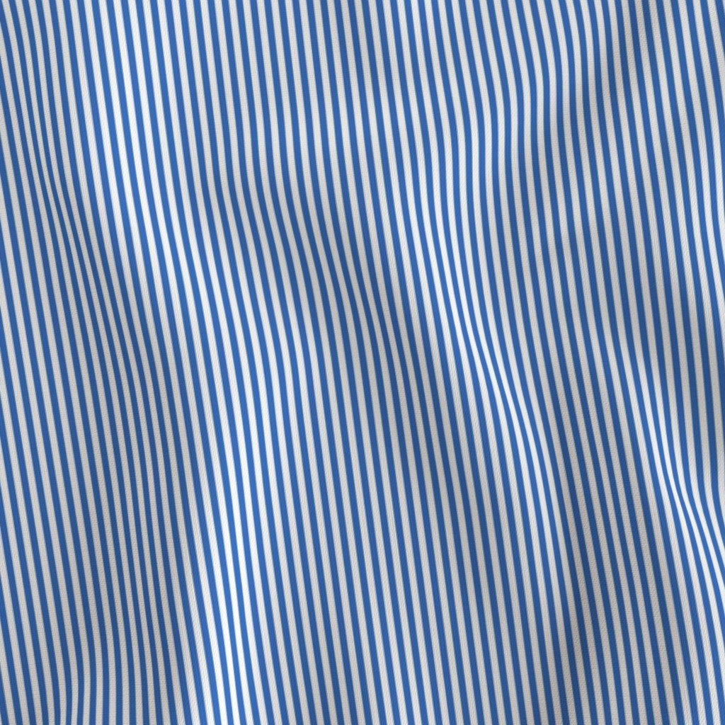 Sofa Nap Blue Pinstripe with White Pinstripes Dad Edit Fabric sofa nap fabric