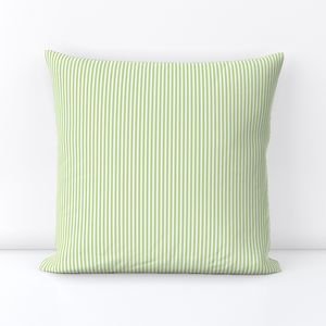 Grass Cuttings Green Pinstripe with White Pinstripes Dad Edit Home Styling Collection Home Decor Collection dad throw pillow design
