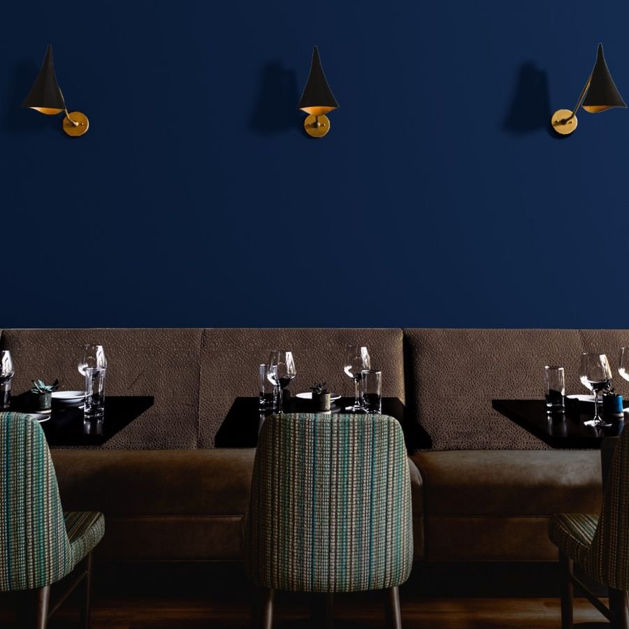 Frosted Midnight Blue Deep Winter Christmas Night Solid Wallpaper christmas wallpaper