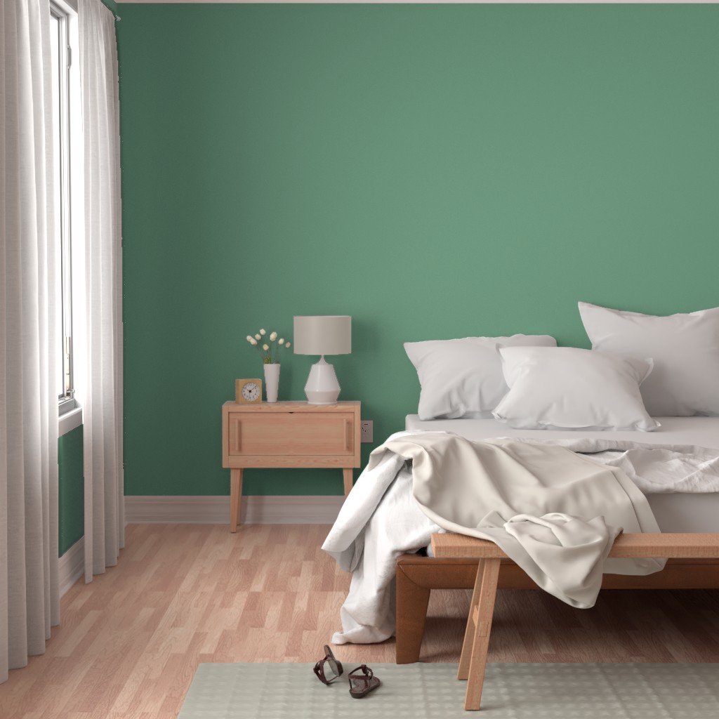 Modern Fresh Sage Green Solid Color 78A98C Wallpaper solid color wallpaper