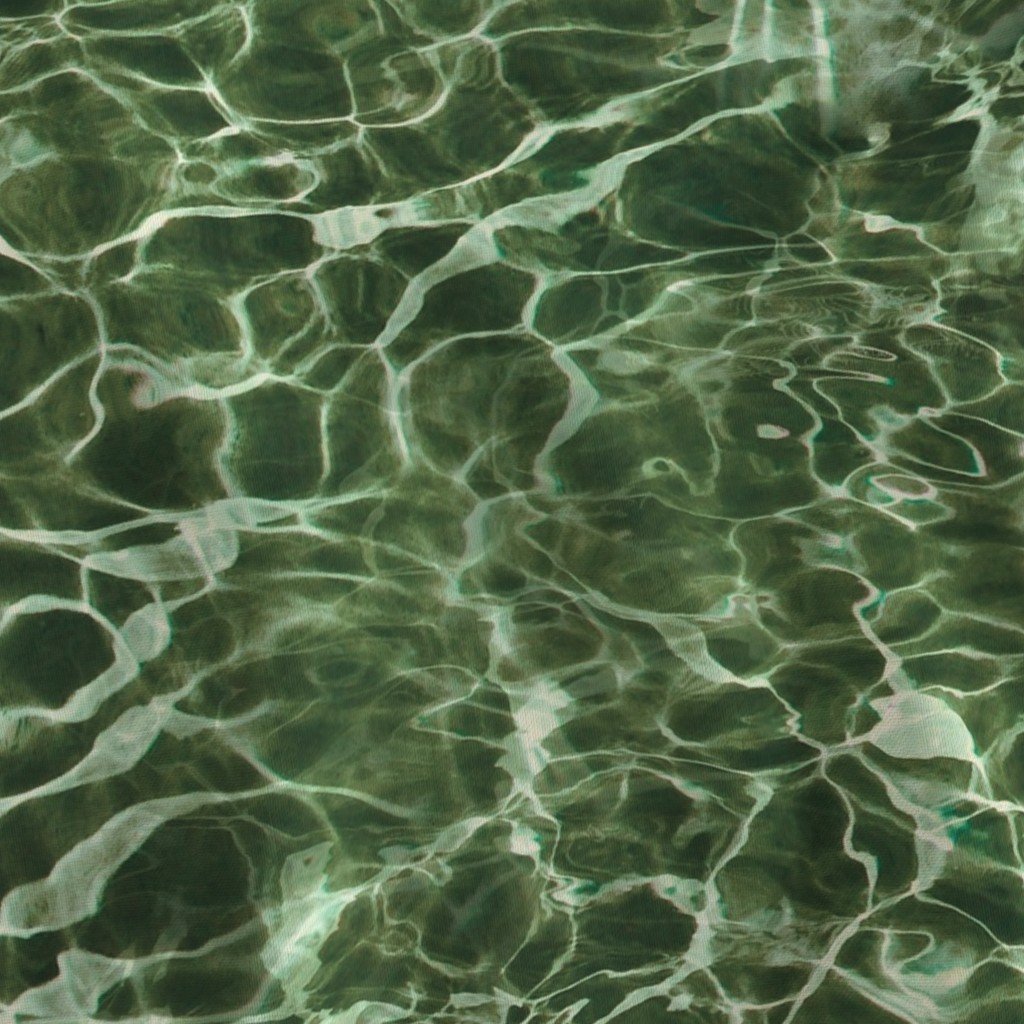 Formentera Emerald Cove Water Ripples Fabric pale aqua fabric
