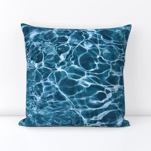 Naxos Aegean Blue Water Ripples Home Decor Collection Design Collection greek island throw pillow design