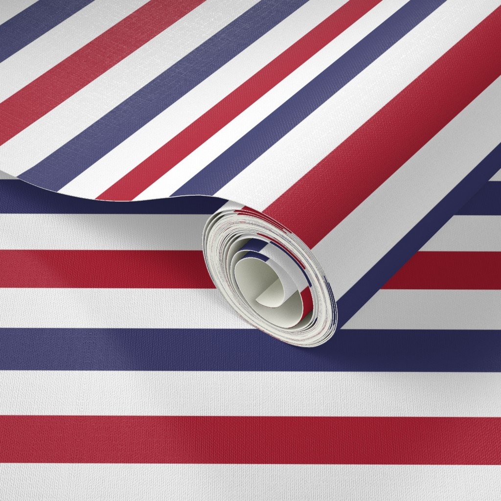 USA American Flag Red White and Blue Alternating Stripes Wallpaper red and white and blue wallpaper
