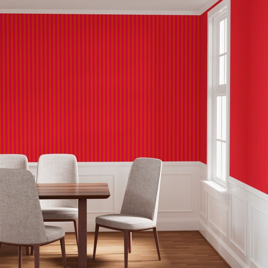 Neon Orange and Pink Vertical Stripes Wallpaper orange and pink stripe wallpaper