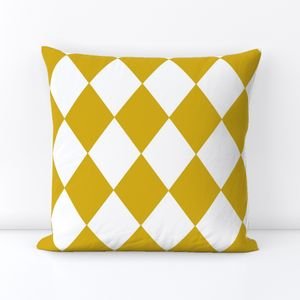 Antique Moss Yellow Modern Diamond Pattern Design Collection Design Collection antique moss diamond throw pillow design