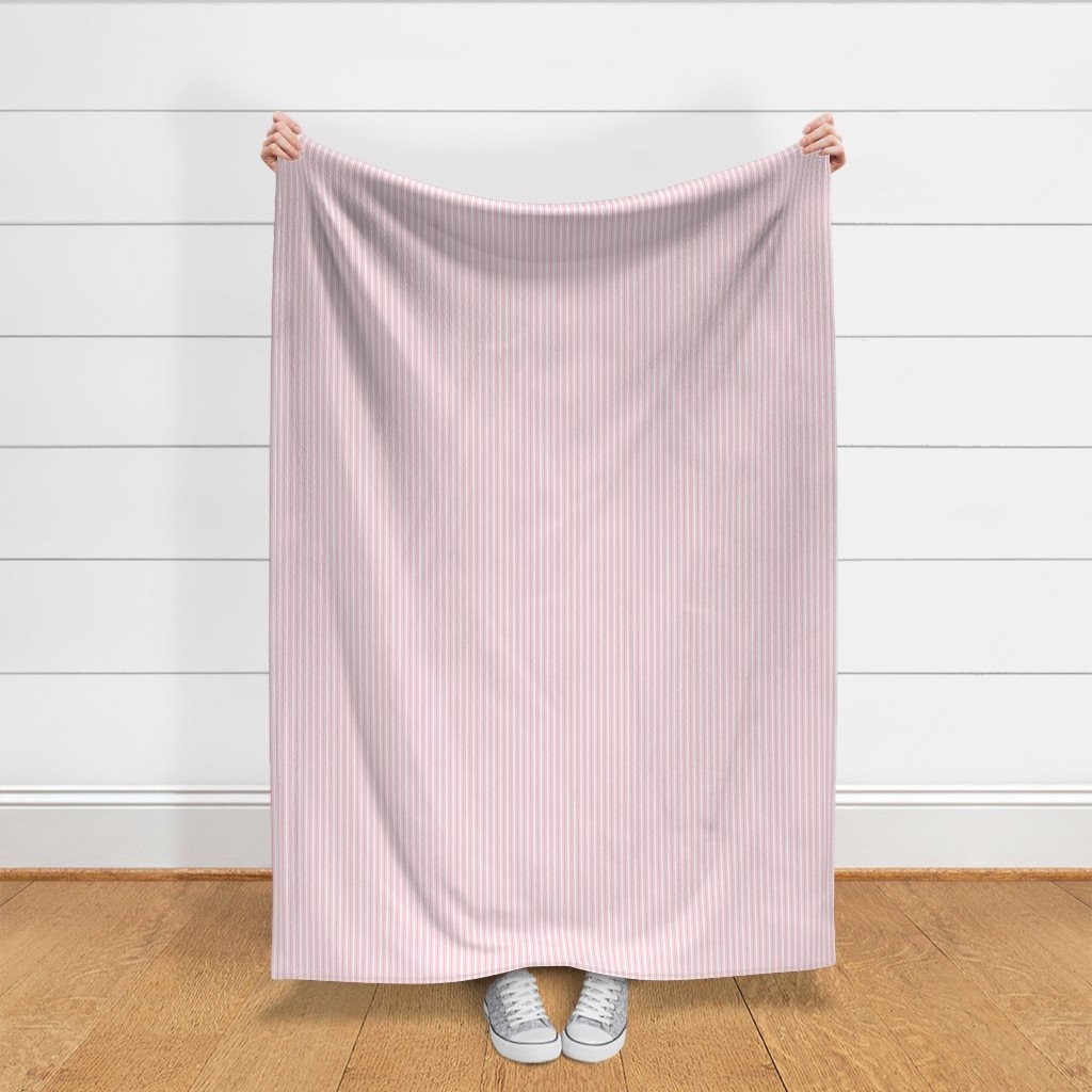 Classic Small Pink Petal French Mattress Ticking Double Stripes Fabric pink petal fabric