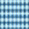 Oktoberfest 1/2 inch Bavarian Beer House Blue and White Large Diagonal
