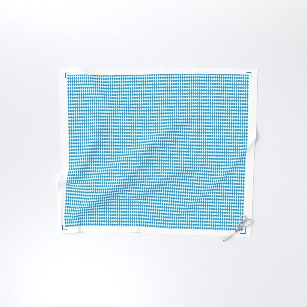Oktoberfest Bavarian Beer Festival Blue and White 1/2 inch Diagonal Fabric bavarian blue fabric