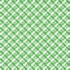 Mini Green and White Irish Clover Check Pattern