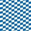 Oktoberfest Bavarian Beer House Blue and White Medium Diagonal Diamond