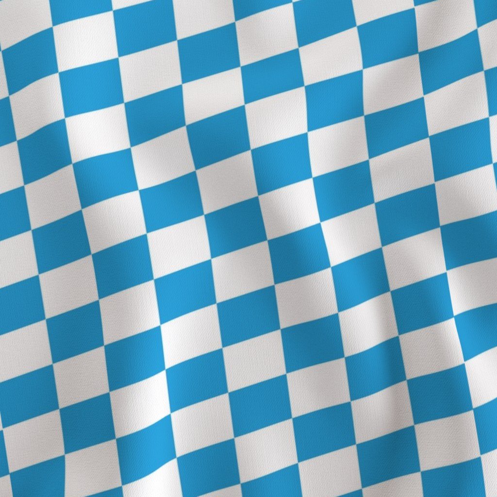 Oktoberfest Bavarian Beer Festival Blue and White Medium Diagonal Fabric bavarian blue fabric