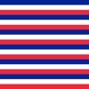 French Flag Colors Red White and Blue 1 Inch Horizontal Stripes
