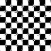 Black and White Checkerboard Check with Yoga Poses