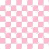 Pink and White Checkerboard Check with Yoga Poses