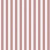 Wine Red and White Micro Vintage English Country Cottage Ticking Stripe