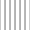 3 inch Classic Vertical Black Baseball Stripe Lines On White