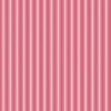 Small Vertical White Mattress Ticking Stripes on Nantucket Red