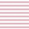 Horizontal Nantucket Red Mattress Ticking Stripes on White