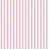 Small Vertical Nantucket Red Mattress Ticking Stripes on White