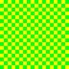 1 inch Bright Lemon and Lime Checkerboard
