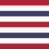 2 inch Flag Red White and Blue Alternating H Stripes