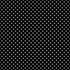 1/4 inch Classic White Polkadots on Black