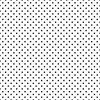 1/4 inch Classic Black Polkadots on White