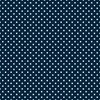 1/4 inch Classic White Polkadots on Navy Blue